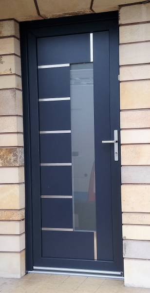 Vente et pose de porte d'entrée PVC Béthune