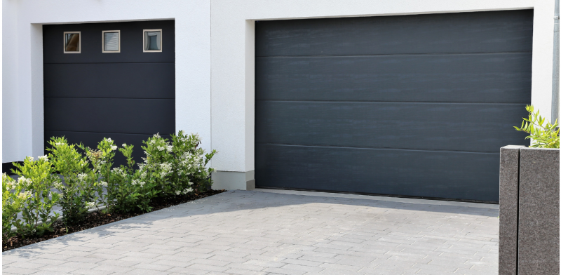 Installation d'une porte de garage sectionnelle à Béthune