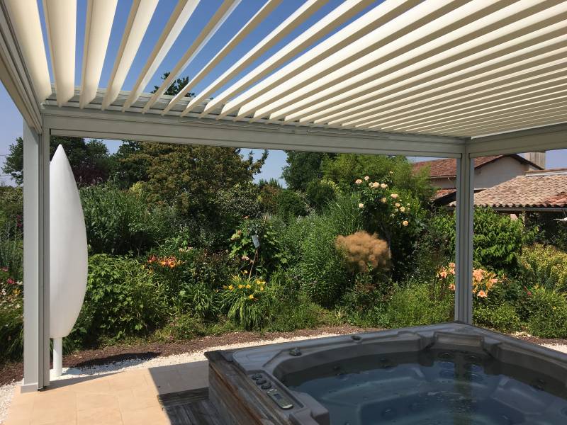 Pergola bioclimatique Arras 